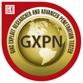 Certification de Test d'Intrusion GXPN de GIAC