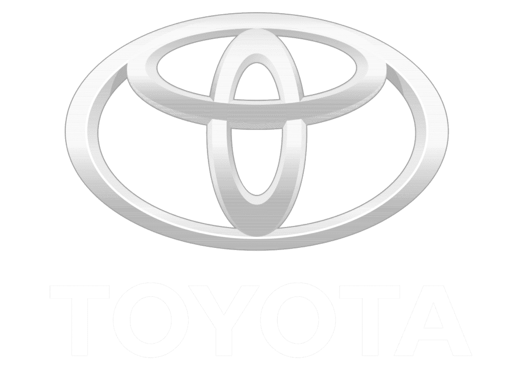 Logo Toyota blanc