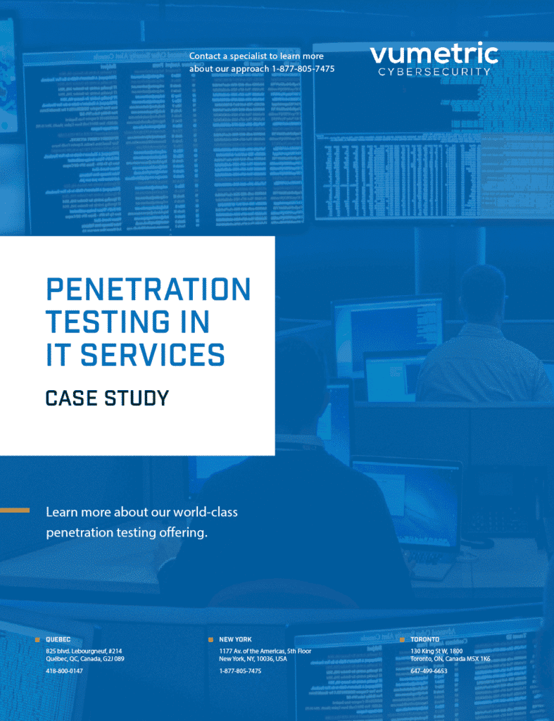 Penetration Testing Case Study in IT Service Providers